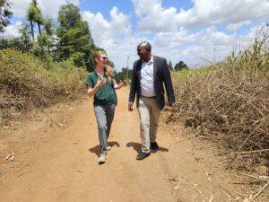 Verena Donislreiter mit Father Tito
